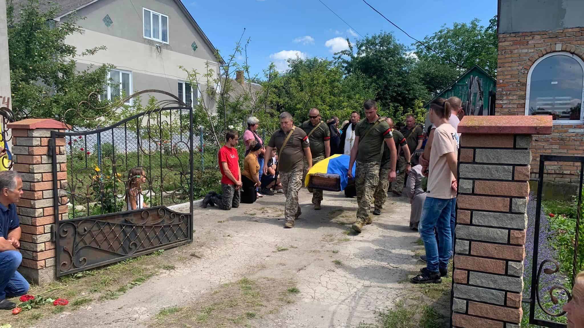 прощання із полеглим Мар’яном Куцем