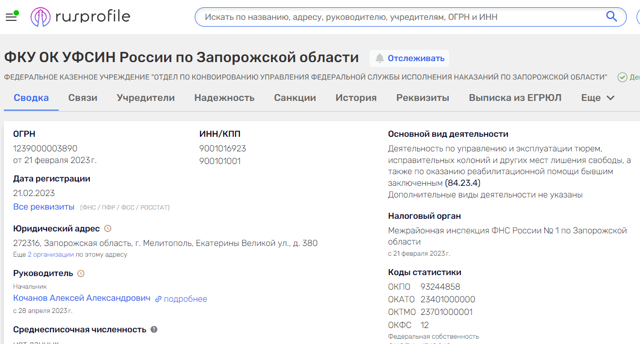 качанов алексей александрович уфсин запорожье