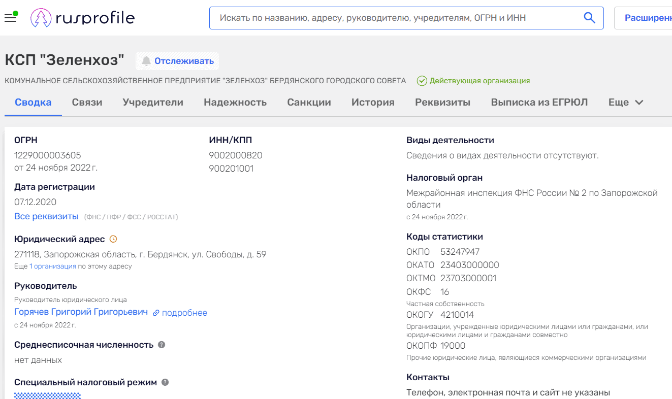 Горячов Григорій Григорович зеленхоз