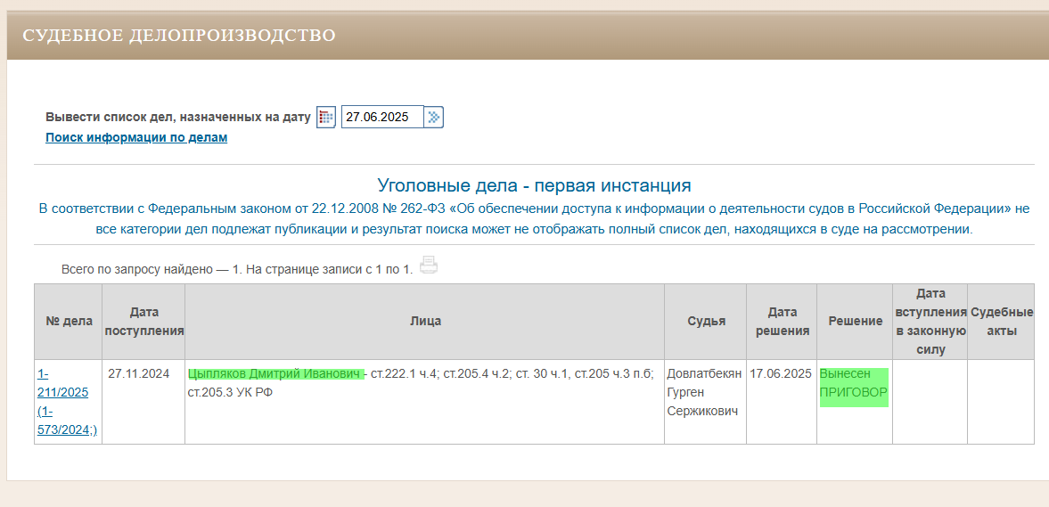 Дмитро Іванович Ципляков