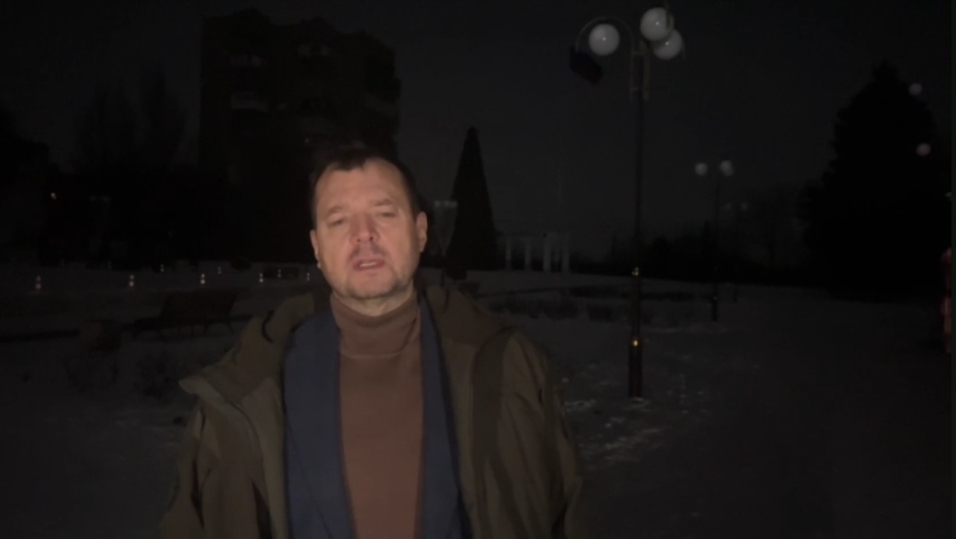 Є. Балицький в знеструмленому Мелітополі