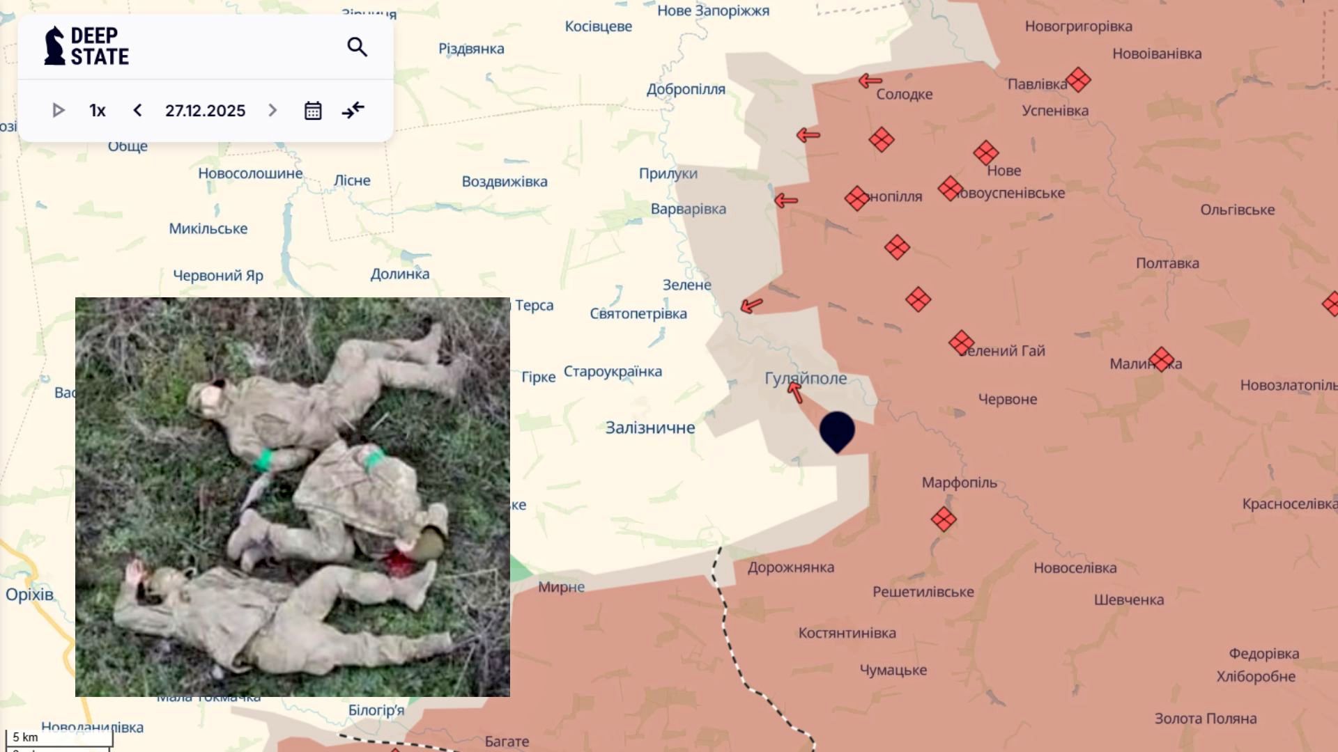 гуляйполе розстріл полонених