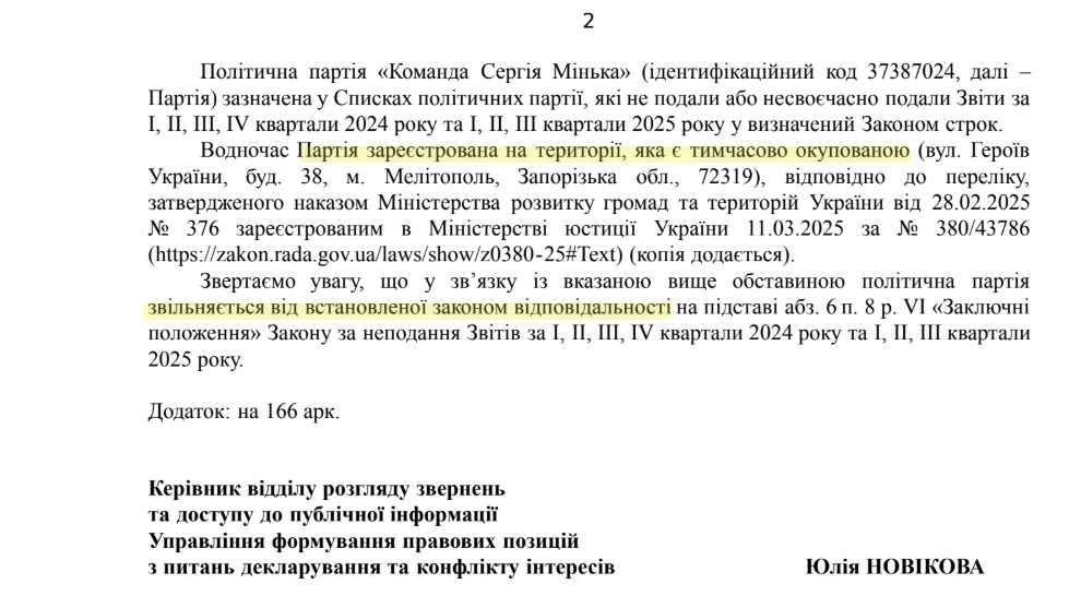 назк - команда сергія мінька